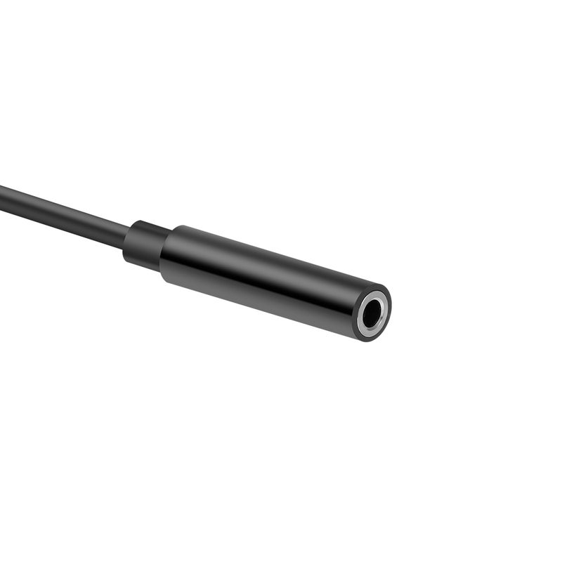 Generic Type-C to 3.5mm Earphone Adapter Black  - Image 5