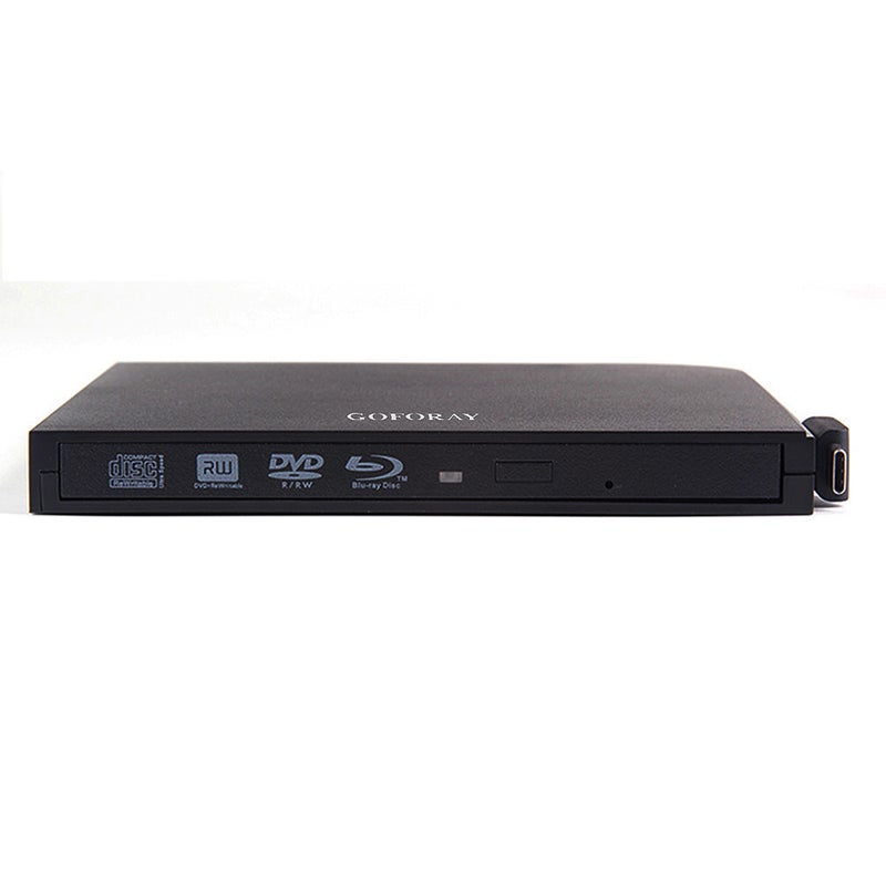 Generic - USB 3.0 Type-C Blu-Ray Drive External DVD Recorder Black - Image 1