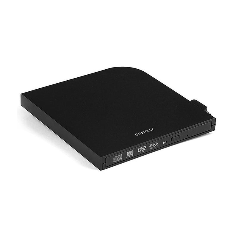 Generic - USB 3.0 Type-C Blu-Ray Drive External DVD Recorder Black - Image 1
