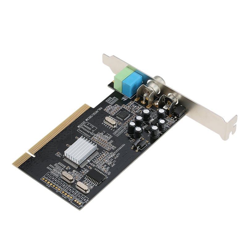Generic - PCI-E Internal TV Tuner Card MPEG Video DVR Capture Recorder Black - Image 1