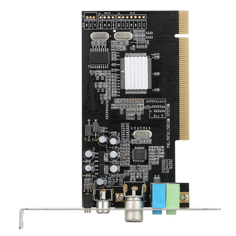 Generic - PCI-E Internal TV Tuner Card MPEG Video DVR Capture Recorder Black - Image 1