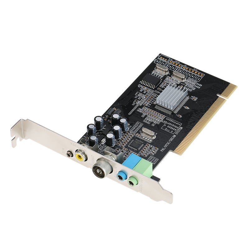 Generic - PCI-E Internal TV Tuner Card MPEG Video DVR Capture Recorder Black - Image 1