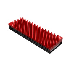 Generic M.2-3 Aluminum Heat Sink Tool-Free Design Radiator With Thermal Pad Red  - Image 2