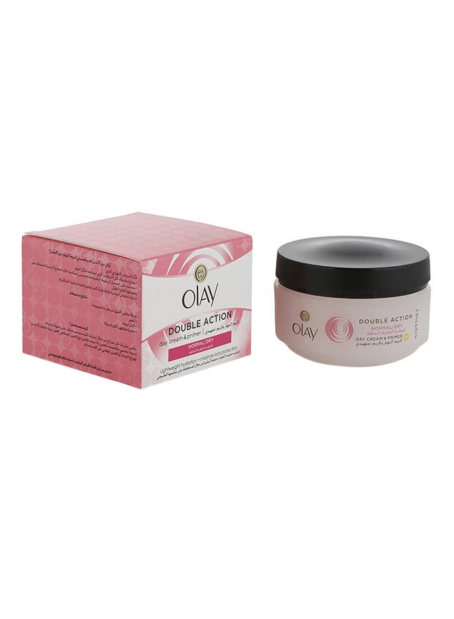 Olay - Double Action Day Cream & Primer For Normal To Dry Skin 50ml - Image 1