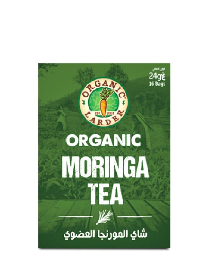 Organic Larder Moringa Tea 24grams 