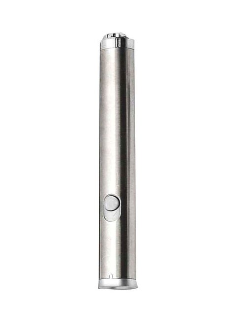 2-In-1 Laser Pointer Pen Silver