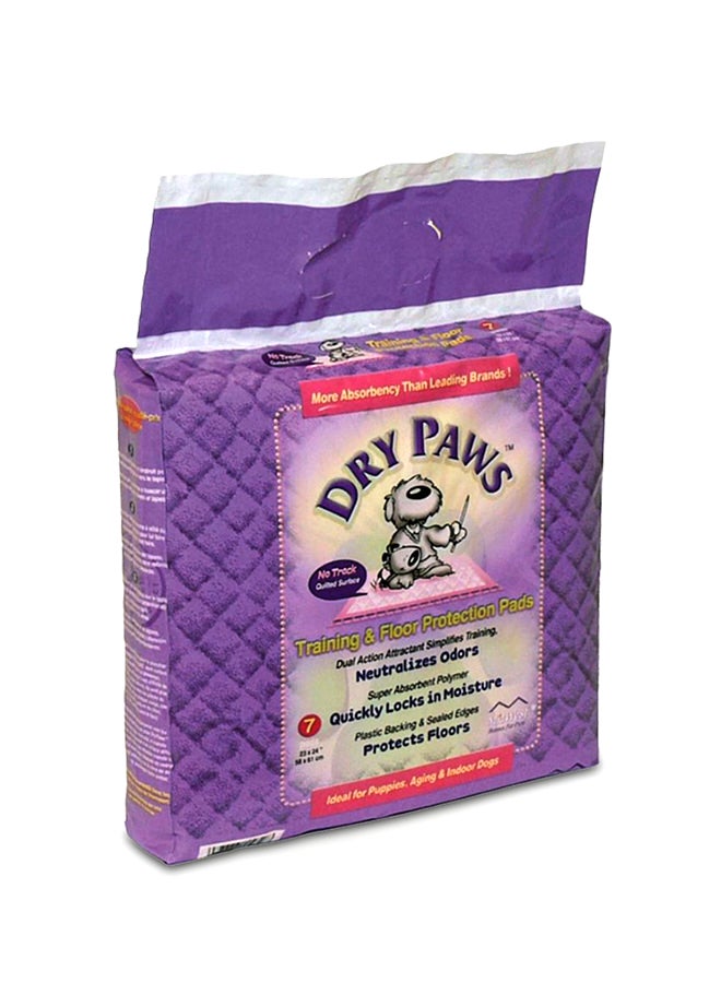 ميدويست فوطة دراي بوز لتدريب الحيوانات الأليفة وحماية الأرض - 7 قطع أرجواني 58x61سم - Image 1