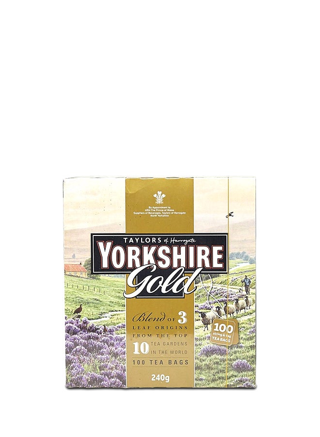 Taylors Of Harrogate Yorkshire Gold 100 Teabags