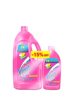 Vanish Pack Of 2 Fabric Stain Remover Liquid Multicolour 1.8+0.5Liters  - Image 1