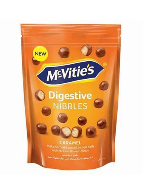 Nibbles Caramel Chocolate Biscuits 120grams