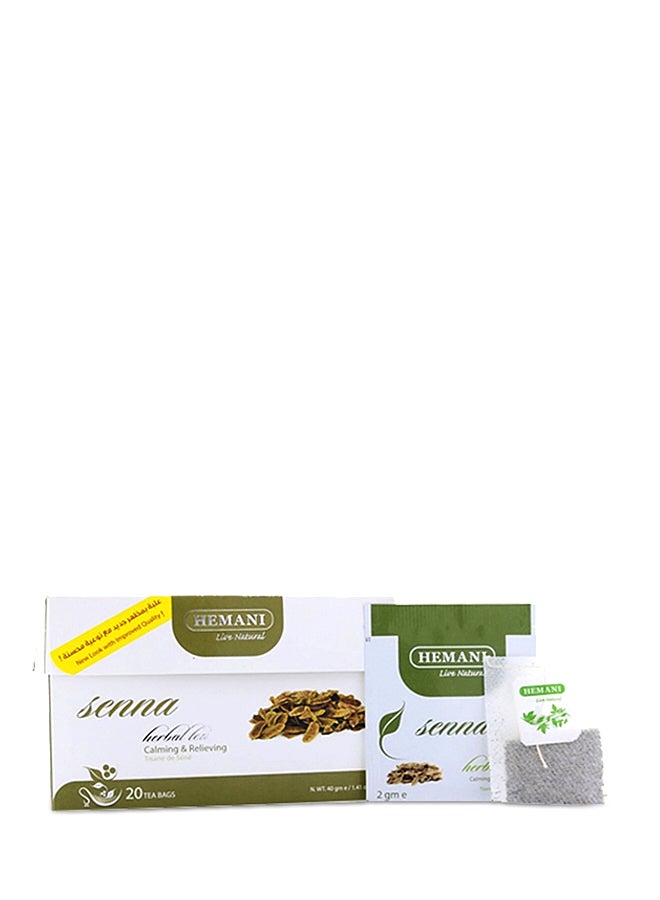 HEMANI Senna Herbal Tea Bags 40 grams  - Image 1