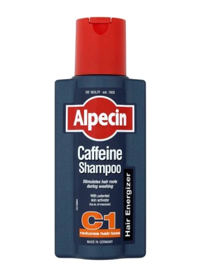 C1 Against Hair Loss Caffeine Natural Shampoo Red/Grey 250ml - https://f.nooncdn.com/p/v1602304288/N26499771A_1.jpg?format=jpg&width=original