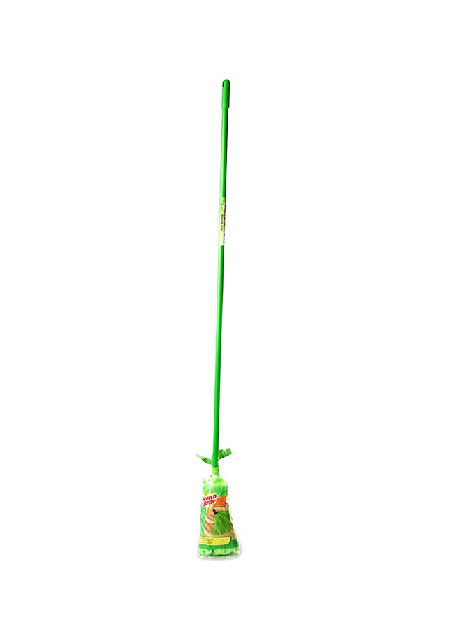 Scotch Brite Strong Floor Mop with Stick, 1 set/pack | Multiporpose | Cleaning Mop | Super Absorbent | Universal Thread Handle | indoor and outdoor surfaces | Clean up messes/spills | All Floors Green - Image 1