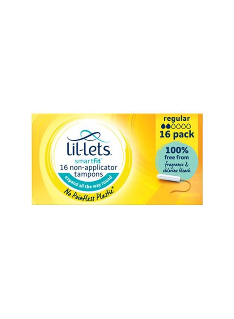 Smartfit Regular Non Applicator 16 Tampons White