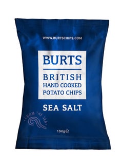 British Hand Cooked Potato Chips Sea Salt 150grams