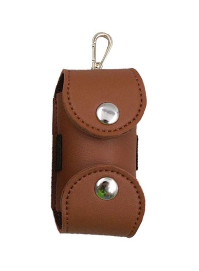 Generic Faux Leather Golf Ball Bag 9x4.5x9cm - Image 1