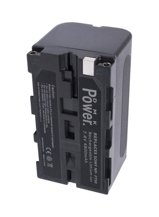 DMK Power 4800.0 mAh 2-Piece Rechargeable Lithium-Ion Battery For LED Video Light And Monitor Black - Image 4