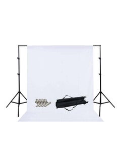 Coopic Adjustable Photography Background Stand Kit White  - Image 1