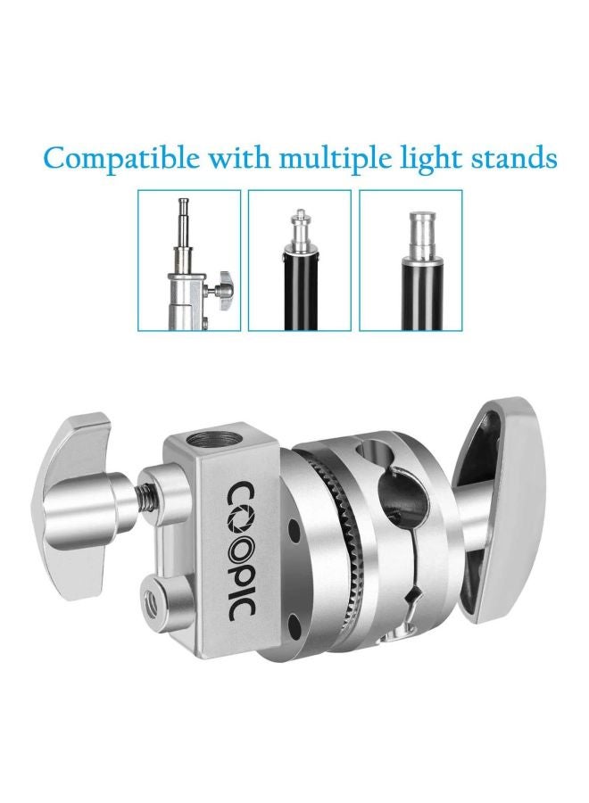 Coopic Stainless Steel Swivel Grip Head Silver - Image 2