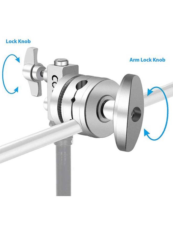 Coopic Stainless Steel Swivel Grip Head Silver - Image 3
