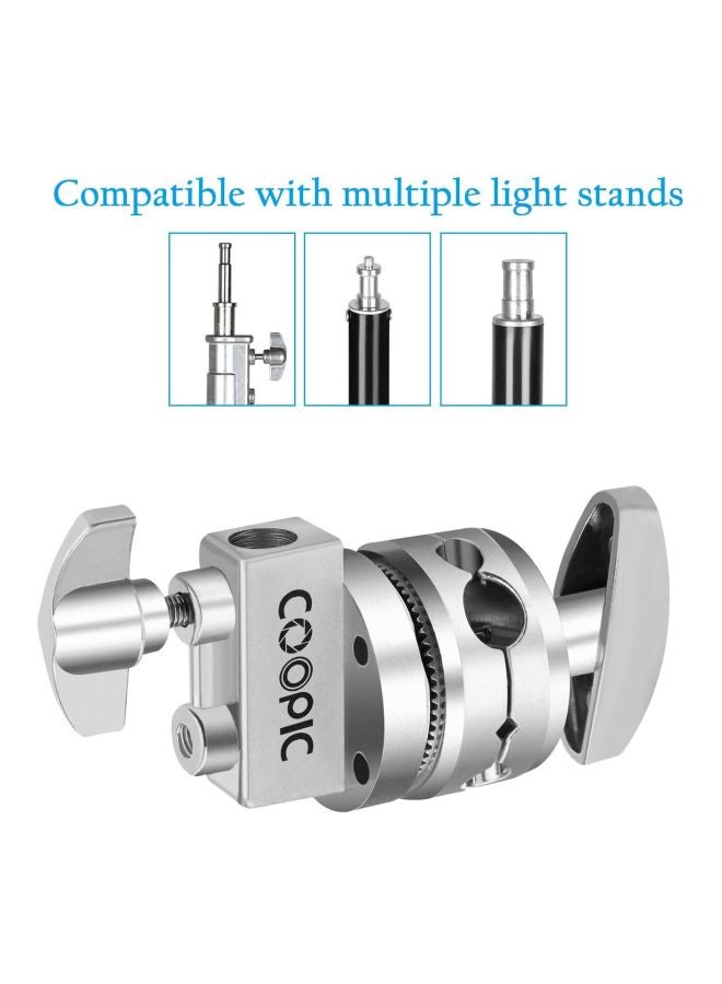 Coopic Stainless Steel Swivel Grip Head Silver - Image 2