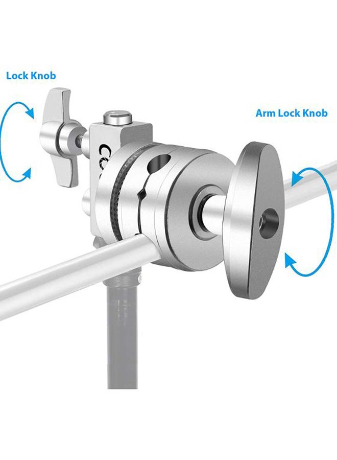 Coopic Stainless Steel Swivel Grip Head Silver - Image 3