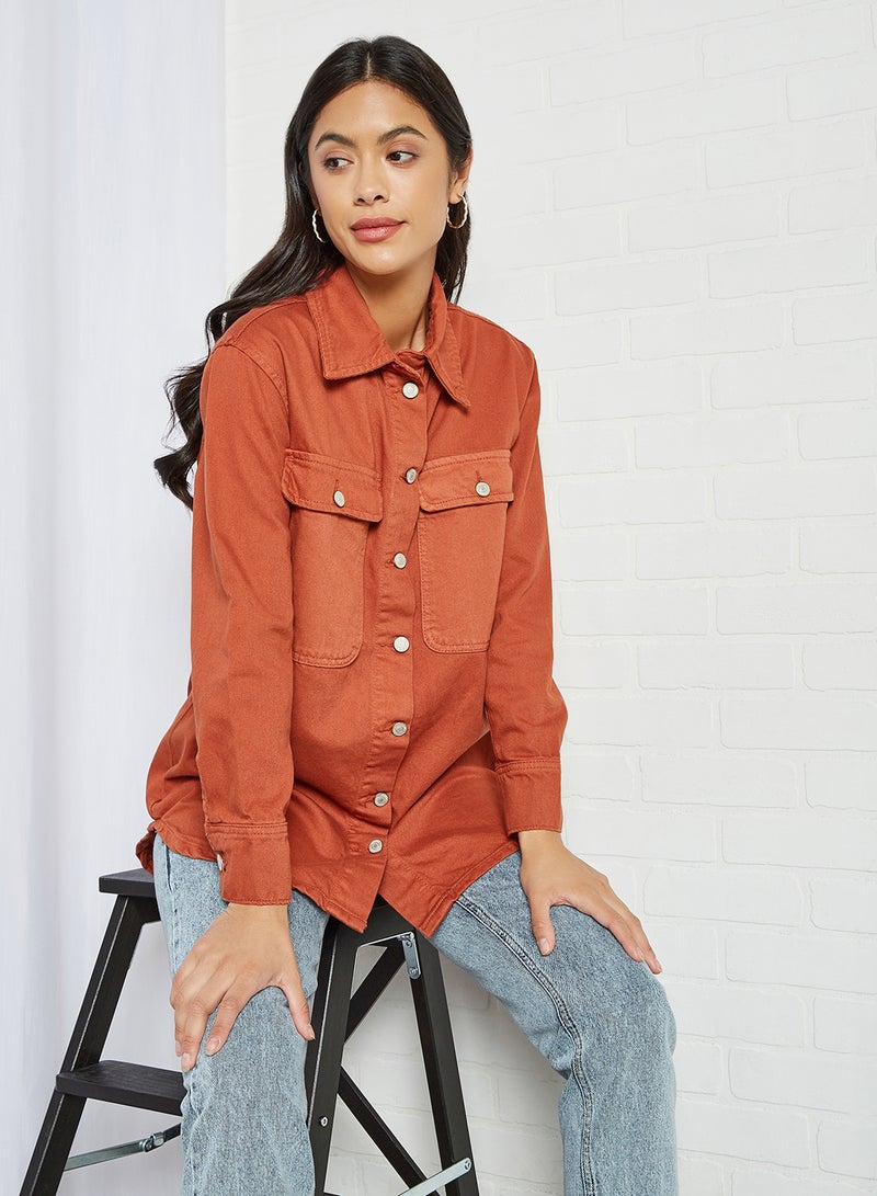 trendyol - Oversized Jacket Brick - Image 1