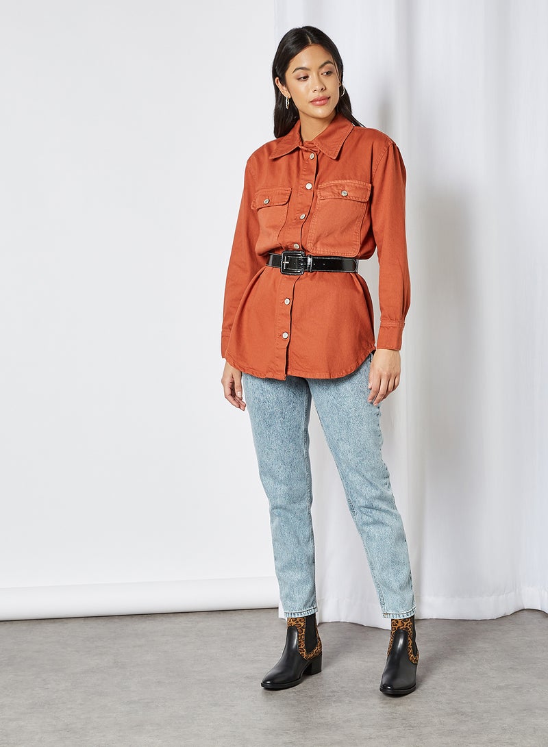 trendyol - Oversized Jacket Brick - Image 1