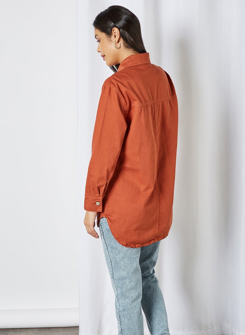 trendyol - Oversized Jacket Brick - Image 1
