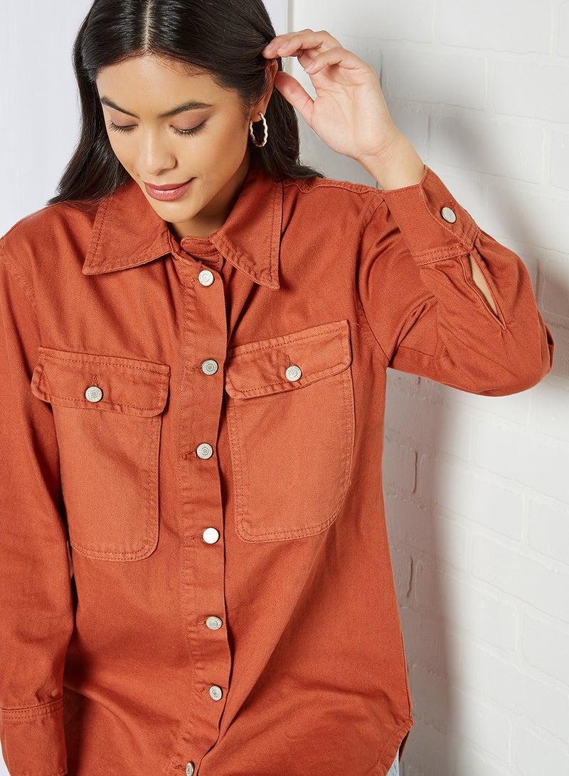 trendyol - Oversized Jacket Brick - Image 1