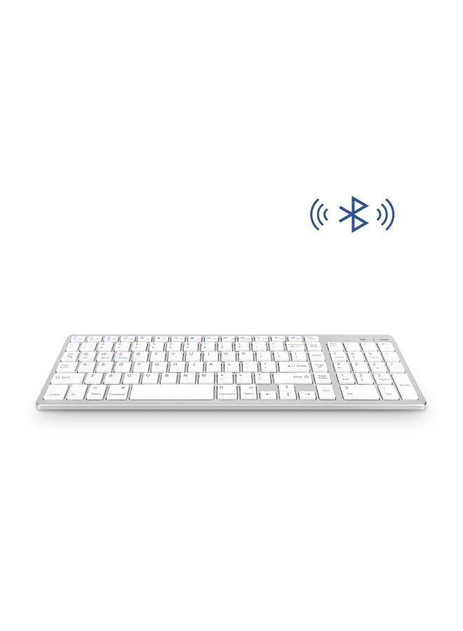 BG Wireless Ultra-Thin Keyboard White/Black/Blue  - Image 3