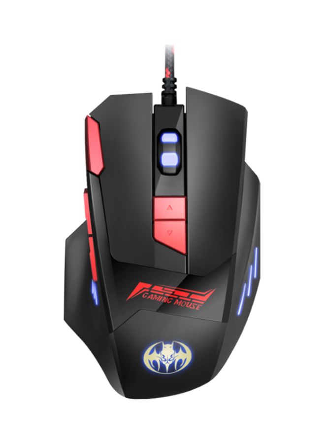 BG USB Wired Gaming Mouse Black/Red/Blue  - Image 1