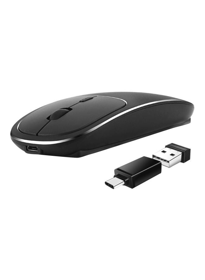 Rechargeable Wireless Optical Mouse Black/Silver - v1602324636/N40864698A_1