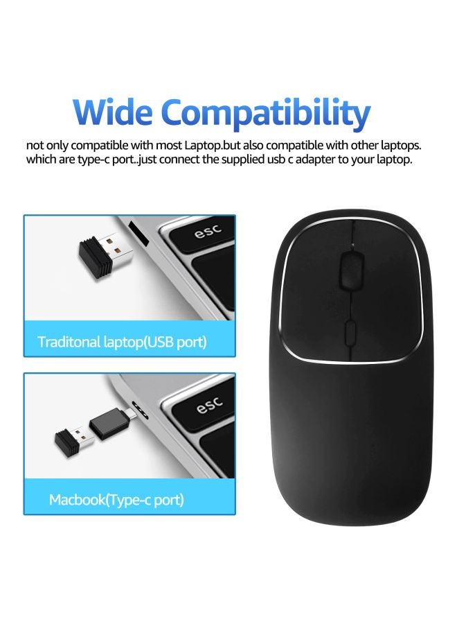 Rechargeable Wireless Optical Mouse Black/Silver - v1602324637/N40864698A_2