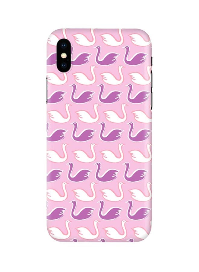 Protective Case Cover For Apple iPhone X/XS Swan Story