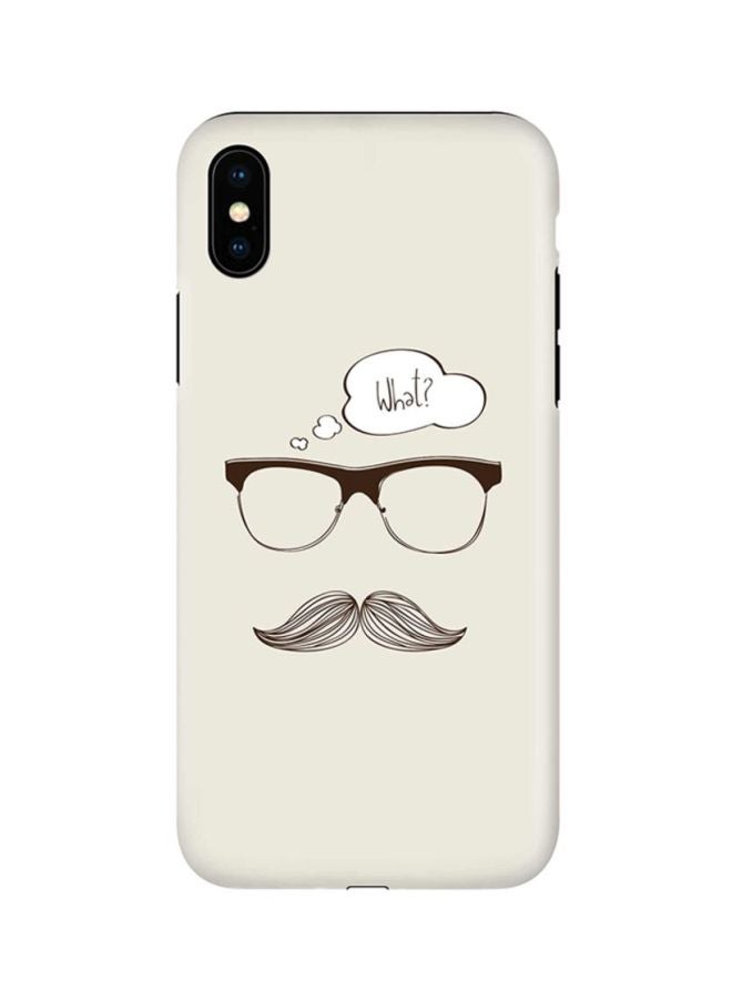 Stylizedd Protective Case Cover For Apple iPhone X/XS What (Hipster) 