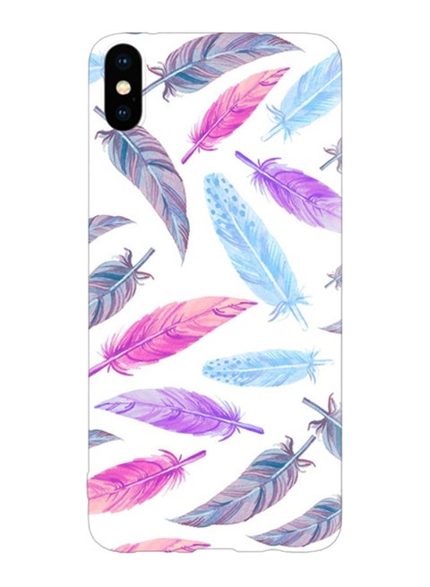 Feather Colours Printed Case Cover For Apple iPhone X/XS Multicolour