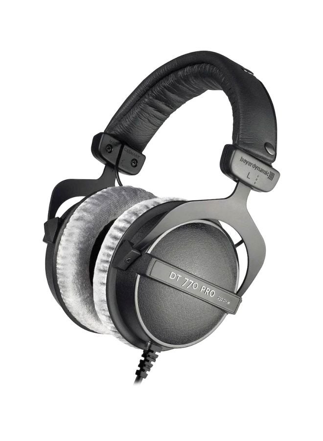 بيير ديناميك سماعة رأس Dt770 برو للأستوديو بتصميم يغطي الأذن أسود/ رمادي - Image 1