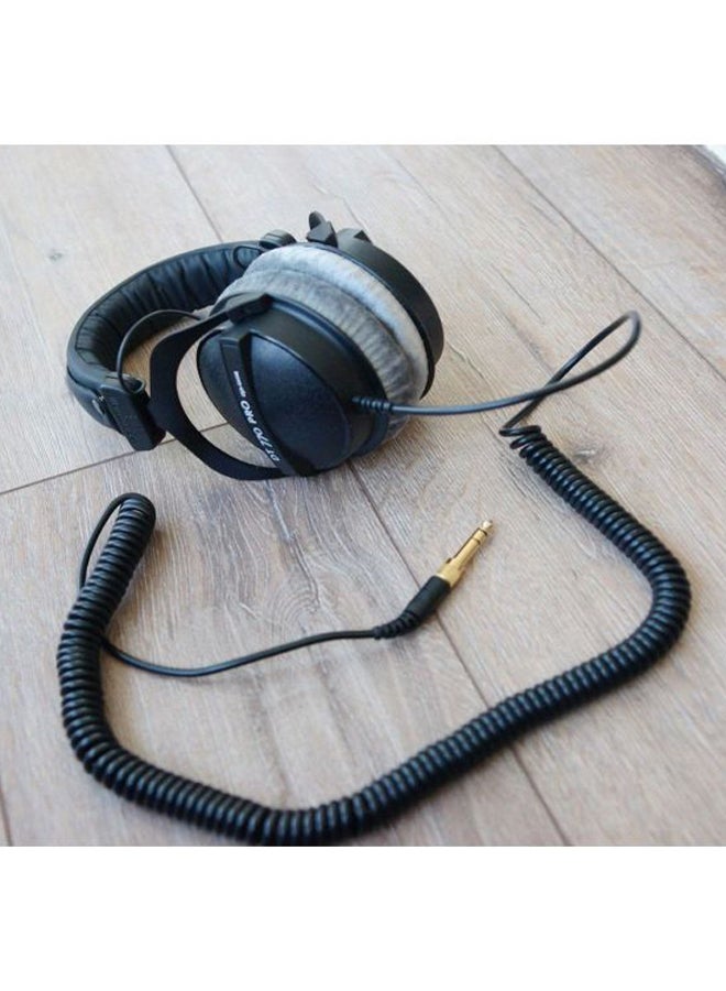 بيير ديناميك سماعة رأس Dt770 برو للأستوديو بتصميم يغطي الأذن أسود/ رمادي - Image 5