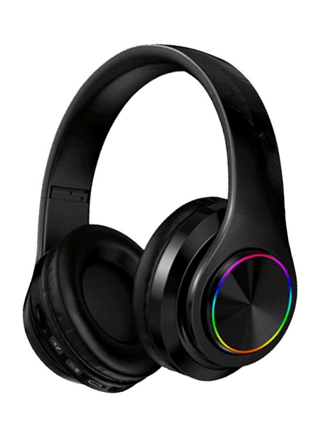 بي جي سماعة رأس بتصميم يغطي الأذن تعمل بتقنية البلوتوث الأسود / الأزرق - Image 1