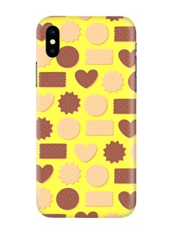 Hearty Biscuits Printed Case Cover For Apple iPhone X/XS Multicolour