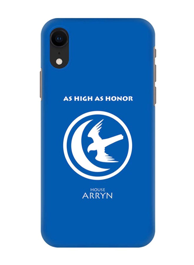 Got House Arryn Printed Case Cover For Apple iPhone XR Blue/White