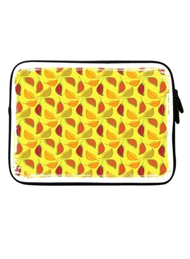 Stylizedd Autumn Leaves Sleeve For Laptops Yellow - Image 1