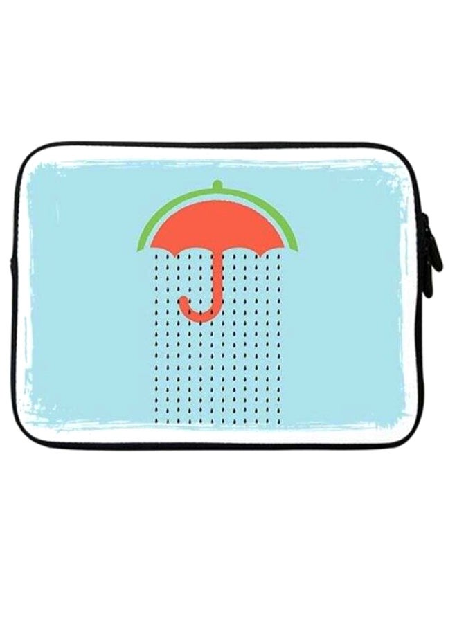 ستايلايزد حافظة لابتوب بتصميم بطيخة تمطر أزرق/ برتقالي - Image 1