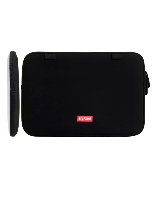 Stylizedd Under Construction Sleeve For Laptops Black/Yellow - Image 2