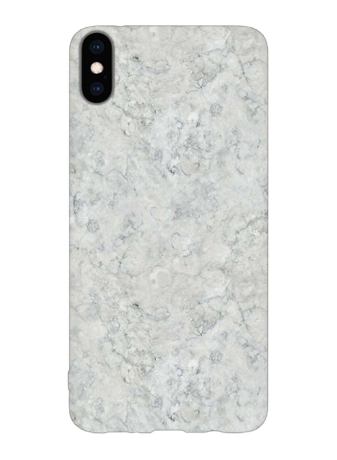 Marble Texture Printed Case Cover For Apple iPhone XS Max Grey