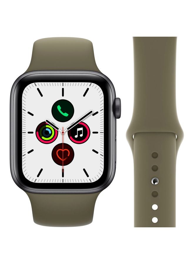 Perfii - Replacement Band For Apple Watch Series 5/4/3/2/1 44/42mm Khaki Green - Image 1