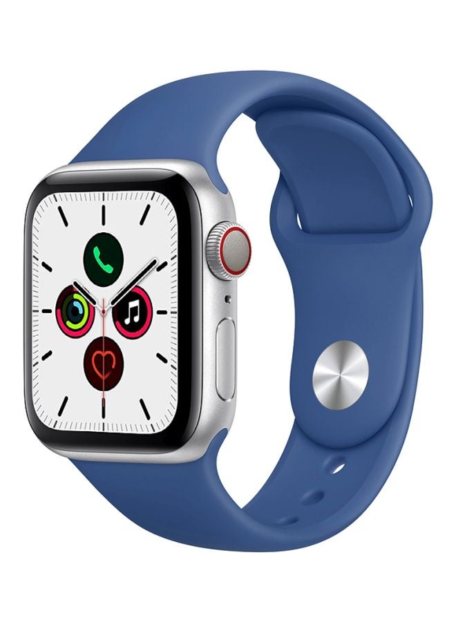 Perfii - Replacement Band For Apple Watch Series 5/4/3/2/1 40/38mm Sorcelain Blue - Image 1