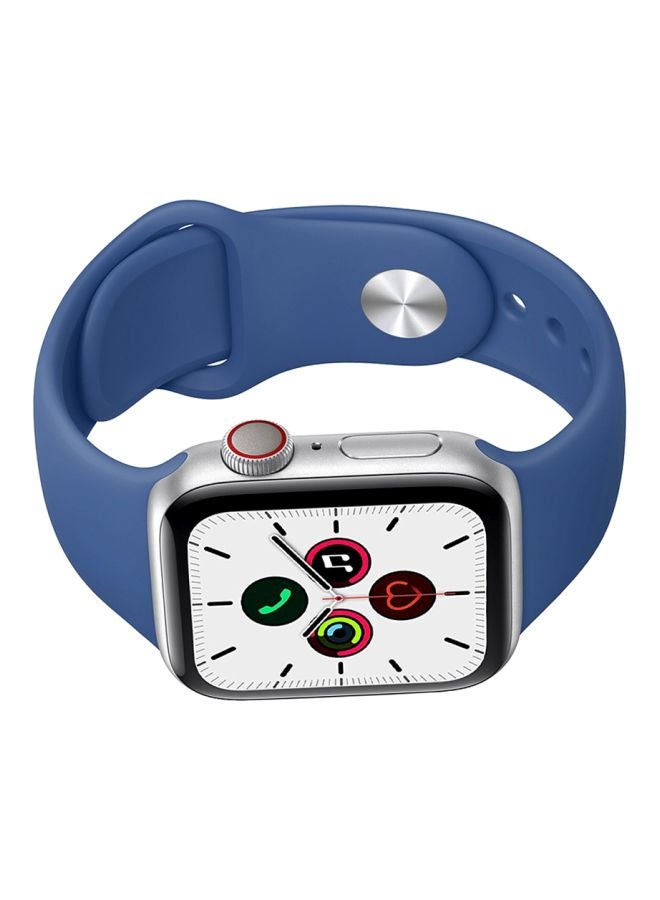 Perfii - Replacement Band For Apple Watch Series 5/4/3/2/1 40/38mm Sorcelain Blue - Image 1