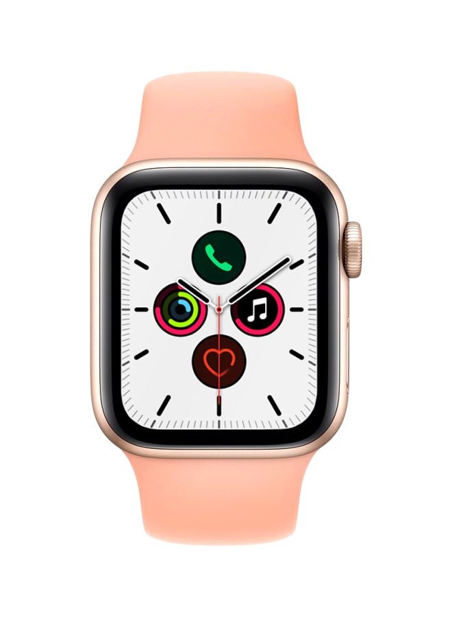 Perfii - Replacement Band For Apple Watch Series 5/4/3/2/1 40/38mm Grapefruit Pink - Image 1